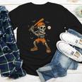 Skeleton Baseball Player Costume Halloween Men Boys Youth Long Sleeve Tee