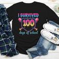I Survived 100 Days Of School Baseball 100th Day Kids Girls Youth Long Sleeve Tee I Survived 100 Days Of School Baseball 100th Day Kids Girls Youth Long Sleeve Tee