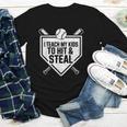 I Teach My Kids To Hit & Steal Baseball Player Coach Dad Tee Youth Long Sleeve Tee I Teach My Kids To Hit & Steal Baseball Player Coach Dad Tee Youth Long Sleeve Tee