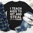 I Teach Kids To Hit And Steal Baseball Coach Sport Lover Men Youth Long Sleeve Tee I Teach Kids To Hit And Steal Baseball Coach Sport Lover Men Youth Long Sleeve Tee