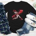 Valentine Baseball Player Drip Youth Long Sleeve Tee