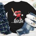 Valentines Bruh Red Heart Playing Baseball Men Boys Kids Youth Long Sleeve Tee Valentines Bruh Red Heart Playing Baseball Men Boys Kids Youth Long Sleeve Tee