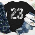 Vintage Baseball Number 23 Jersey Player Uniform Youth Long Sleeve Tee