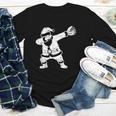 Vintage Dabbing Santa Christmas Baseball Xmas Costume Youth Long Sleeve Tee