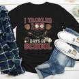 Women's 100 Days Of School Boys Kids Baseball Youth Long Sleeve Tee