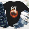Women's 67 Baseball Boys Birthday Teens Six Seven Brainrot Youth Long Sleeve Tee Women's 67 Baseball Boys Birthday Teens Six Seven Brainrot Youth Long Sleeve Tee