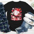Women's Baseball Drip Ice Cream Boys Kids Youth Valentines Youth Long Sleeve Tee