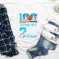 100 Days Of 2nd Grade Baseball 100th Day Of School Boys Kids Youth Long Sleeve Tee