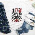 100 Days Of School Coquette Bow Baseball 100th Day Girl Kid Youth Long Sleeve Tee
