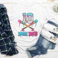 Baseball 10 Year Old Ice Cream Drip 10th Bday Double Digits Youth Long Sleeve Tee Baseball 10 Year Old Ice Cream Drip 10th Bday Double Digits Youth Long Sleeve Tee