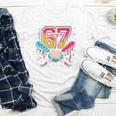 Baseball Drip 6 7 Number 67 Six Seven Meme Boys Kids Youth Long Sleeve Tee Baseball Drip 6 7 Number 67 Six Seven Meme Boys Kids Youth Long Sleeve Tee