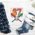 Baseball Ice Cream Drip Number 67 Player 67th Birthday Premium Tri-Blend Youth Long Sleeve Tee Baseball Ice Cream Drip Number 67 Player 67th Birthday Premium Tri-Blend Youth Long Sleeve Tee