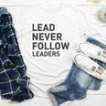 Baseball Lead Never Follow Leaders Team Captain Leadership Premium Tri-Blend Youth Long Sleeve Tee