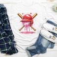Boys Valentine Day Baseball Helmet Drip Ice-Cream Youth Kids Youth Long Sleeve Tee Boys Valentine Day Baseball Helmet Drip Ice-Cream Youth Kids Youth Long Sleeve Tee