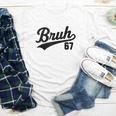 Bruh Baseball Style Number 67 Sports Bro Slang Meme Brother Youth Long Sleeve Tee Bruh Baseball Style Number 67 Sports Bro Slang Meme Brother Youth Long Sleeve Tee
