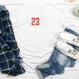 FO23VER Trendy Number 23 Baseball Team Sport For Women Men Youth Long Sleeve Tee
