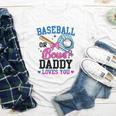 Gender Reveal Baseball Or Bows Daddy Loves You Youth Long Sleeve Tee Gender Reveal Baseball Or Bows Daddy Loves You Youth Long Sleeve Tee