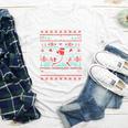 Ho Ho Homerun Baseball Ugly Christmas Sweater Party Hitter Youth Long Sleeve Tee Ho Ho Homerun Baseball Ugly Christmas Sweater Party Hitter Youth Long Sleeve Tee