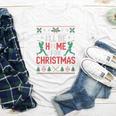 I’Ll Be Home For Christmas Baseball Ugly Sweater Art Youth Long Sleeve Tee I’Ll Be Home For Christmas Baseball Ugly Sweater Art Youth Long Sleeve Tee