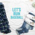 Let's Ruin Baseball Baseball Humor Sarcastic Baseball Premium Tri-Blend Youth Long Sleeve Tee Let's Ruin Baseball Baseball Humor Sarcastic Baseball Premium Tri-Blend Youth Long Sleeve Tee