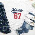 Mason 67 Jersey Baseball Men Women Boys Girls Number 6 7 Youth Long Sleeve Tee Mason 67 Jersey Baseball Men Women Boys Girls Number 6 7 Youth Long Sleeve Tee