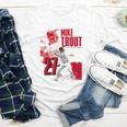 Mike Trout Los Angeles A MLB Baseball Players MLBMTR304N Youth Long Sleeve Tee Mike Trout Los Angeles A MLB Baseball Players MLBMTR304N Youth Long Sleeve Tee