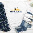 Milwaukee Baseball Minimalist City Skyline Baseball Lover Youth Long Sleeve Tee