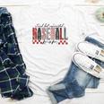 Retro Checkered Tired But Caffeinated Baseball Mom Leopard Youth Long Sleeve Tee Retro Checkered Tired But Caffeinated Baseball Mom Leopard Youth Long Sleeve Tee