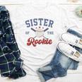 Sister Of Rookie 1st Birthday Baseball Boy Family Matching Youth Long Sleeve Tee Sister Of Rookie 1st Birthday Baseball Boy Family Matching Youth Long Sleeve Tee