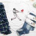 Valentines Baseball Batter Heart Player Silhouette Premium Tri-Blend Youth Long Sleeve Tee Valentines Baseball Batter Heart Player Silhouette Premium Tri-Blend Youth Long Sleeve Tee