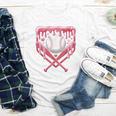 Valentines Baseball Boys Ice Cream Drip Heart Youth Kids Youth Long Sleeve Tee Valentines Baseball Boys Ice Cream Drip Heart Youth Kids Youth Long Sleeve Tee