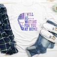 I Will Be Waiting For You At Home Baseball Softball Catcher Youth Long Sleeve Tee I Will Be Waiting For You At Home Baseball Softball Catcher Youth Long Sleeve Tee