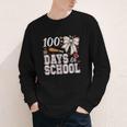 100 Days Of School Baseball 100th Day Of School Coquette Bow Youth Long Sleeve Tee 100 Days Of School Baseball 100th Day Of School Coquette Bow Youth Long Sleeve Tee