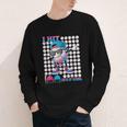 100 Days Of School Baseball Drip Boys Kids 100th Day School Youth Long Sleeve Tee