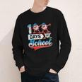 100 Days Of School Boys Baseball Drip 100th Day Dabbing Ball Youth Long Sleeve Tee