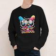 100 Days Of School Ice Cream Baseball Player For Kids Boys Youth Long Sleeve Tee 100 Days Of School Ice Cream Baseball Player For Kids Boys Youth Long Sleeve Tee