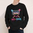 100 Days Of School Ice Cream Drip Baseball 100 Days Smarter Youth Long Sleeve Tee 100 Days Of School Ice Cream Drip Baseball 100 Days Smarter Youth Long Sleeve Tee