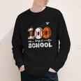 100th Day Of School Basketball Baseball Football Kids Boys Youth Long Sleeve Tee