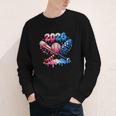 2026 American Flag Baseball Ice Cream Drip Bats Boys Youth Long Sleeve Tee 2026 American Flag Baseball Ice Cream Drip Bats Boys Youth Long Sleeve Tee