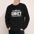 2027 Back To School Baseball 2027 Graduation Class Of 2027 Youth Long Sleeve Tee 2027 Back To School Baseball 2027 Graduation Class Of 2027 Youth Long Sleeve Tee