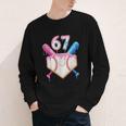 6 7 Baseball Dripping Six Seven Gen Alpha Slang Youth Long Sleeve Tee 6 7 Baseball Dripping Six Seven Gen Alpha Slang Youth Long Sleeve Tee