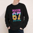 6 7 Mason Baseball Drip Youth Long Sleeve Tee 6 7 Mason Baseball Drip Youth Long Sleeve Tee