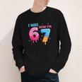 I Was 6 Now I'm 7 Meme Six Seven Baseball 7th Birthday Youth Long Sleeve Tee I Was 6 Now I'm 7 Meme Six Seven Baseball 7th Birthday Youth Long Sleeve Tee