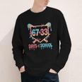 67 33 Days Of School Baseball Drip 100 Days Of School Youth Long Sleeve Tee 67 33 Days Of School Baseball Drip 100 Days Of School Youth Long Sleeve Tee