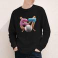 67 Baseball Ice Cream Drip Kids Youth Youth Long Sleeve Tee