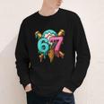 67 Baseball Ice Cream Drip Kids Youth Long Sleeve Tee 67 Baseball Ice Cream Drip Kids Youth Long Sleeve Tee