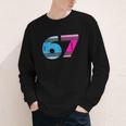 67 Crayon Cool Baseball Crayon 6 7 67 Youth Long Sleeve Tee