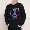 67 Six Seven Meme Baseball Ice Cream Drip 67 Gen Alpha Slang Youth Long Sleeve Tee