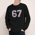 67 Sports Meme – Baseball Number 6 7 Youth Long Sleeve Tee