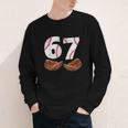 67 Trend Baseball Glove Number Style Youth Long Sleeve Tee